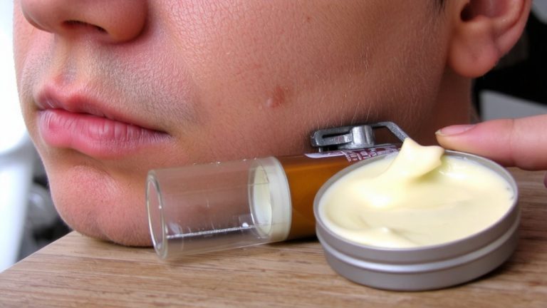 alcohol dries skin post shave