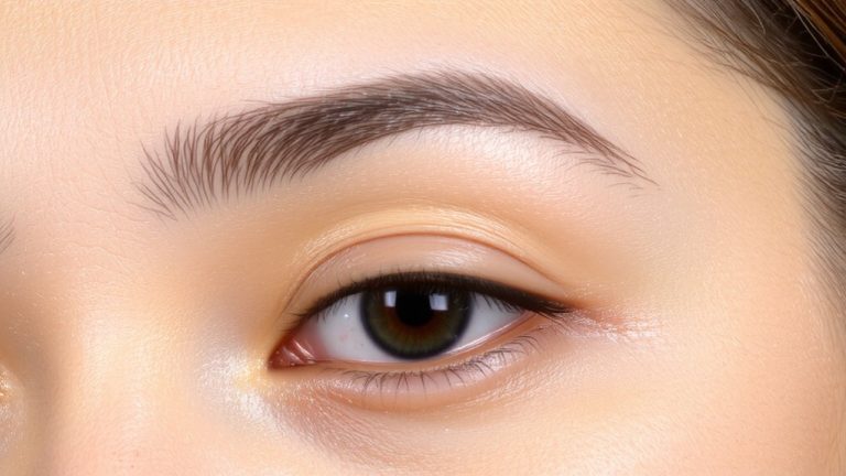 almond eyes suit arched brows