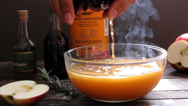 apple cider vinegar rinse