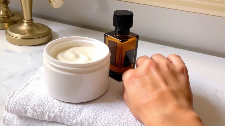 apply cold cream before perfume
