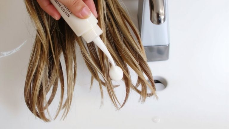 apply leave in treatment post bleach