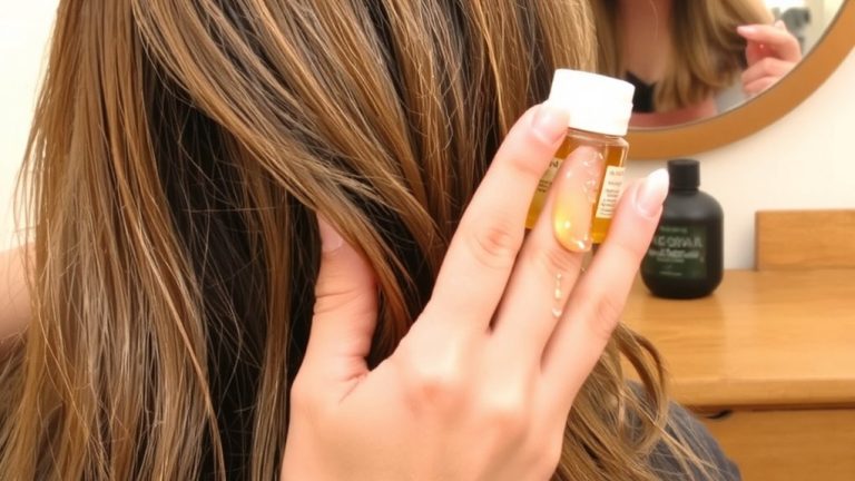 apply oil to damp hair