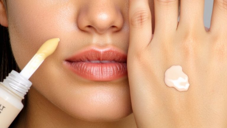 apply with damp beauty sponge