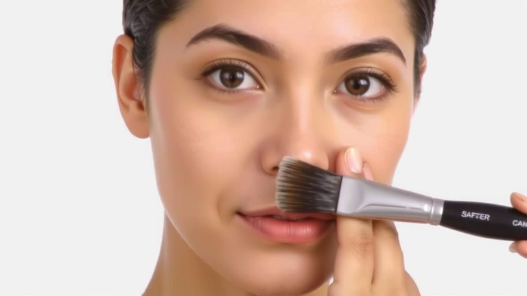 apply with damp beauty sponge