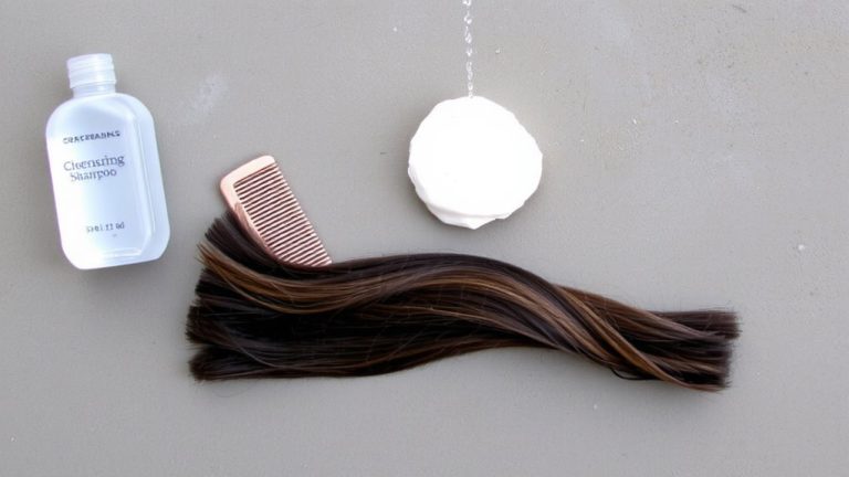 balanced care for oily roots dry ends