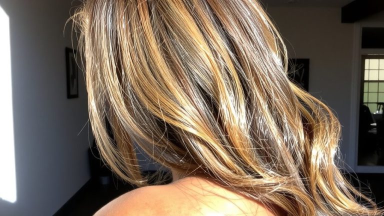 balayage color for dark brown