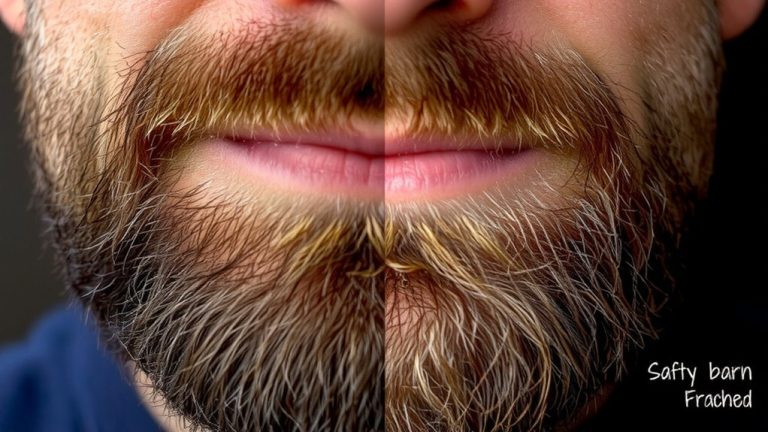 beard over washing causes dryness