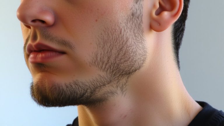 beard with angular lines