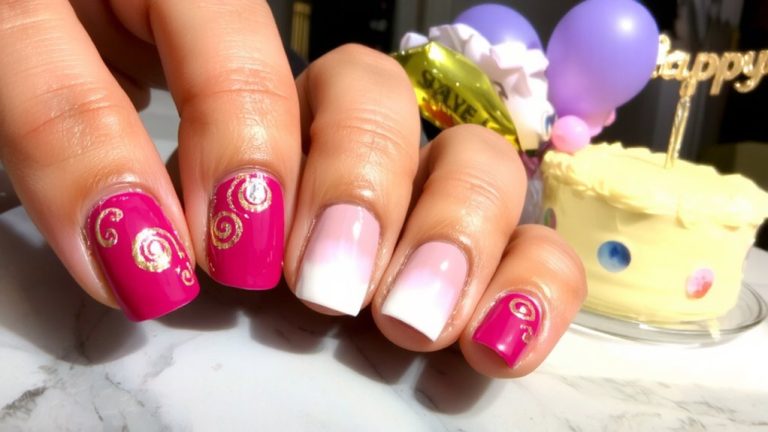 best birthday nails design