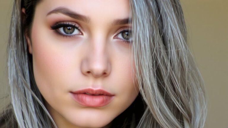 best makeup for gray hair