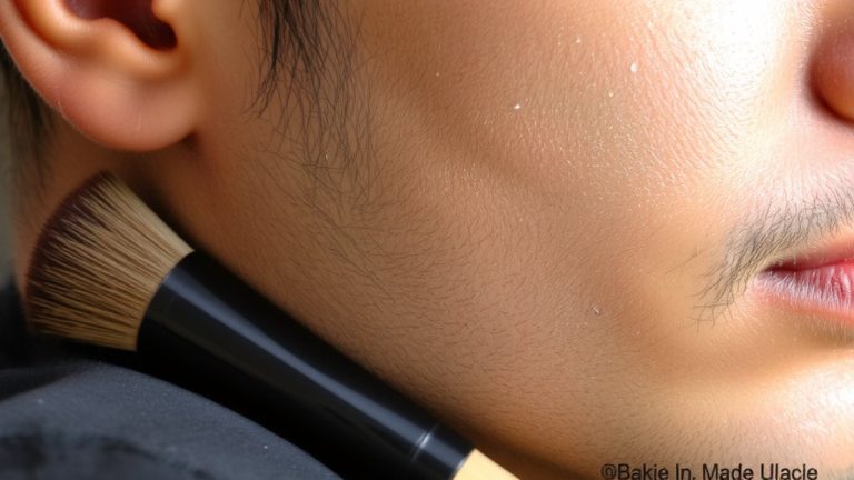 blending patchy beard with concealers