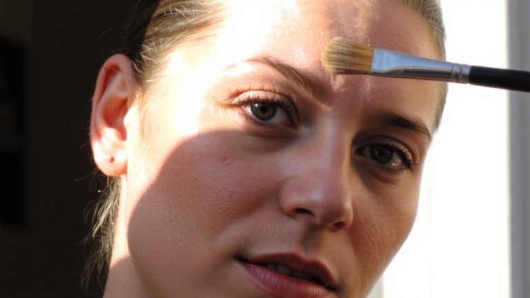 bronzer instead of foundation for heat