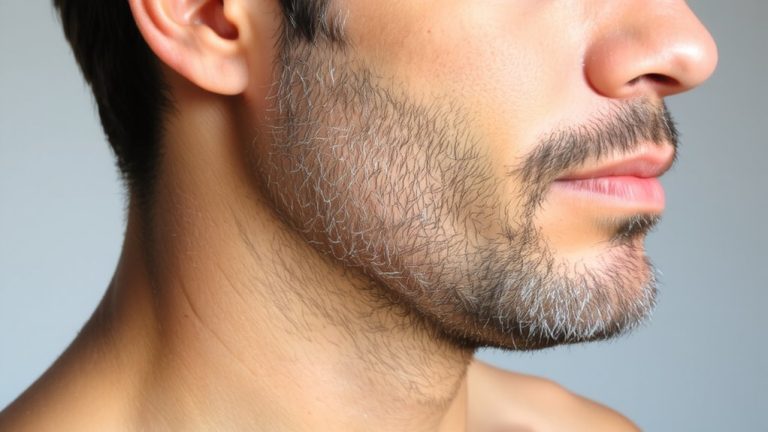 camouflage gray beard effortlessly