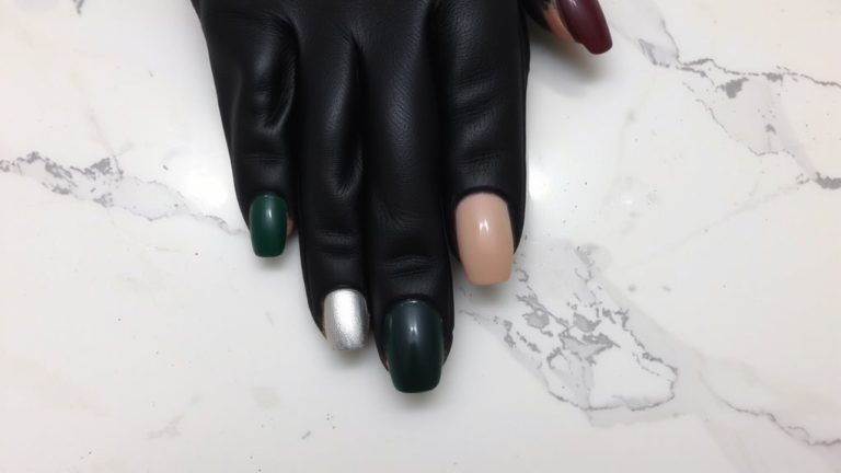 chic black nail shades