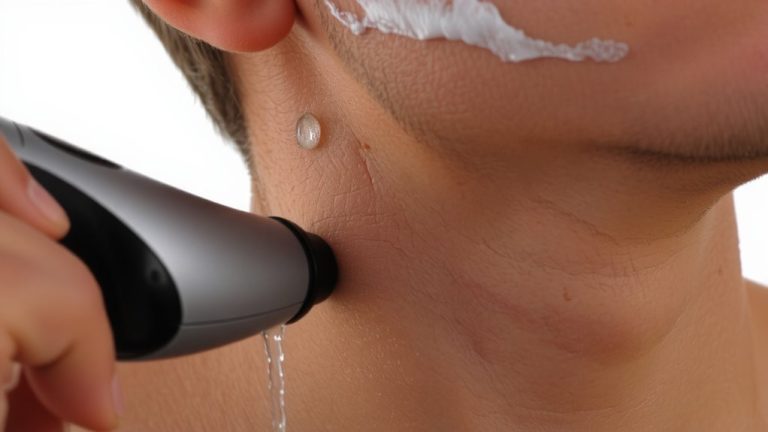 clean dry face first