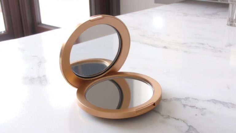 compact mirror for touch ups