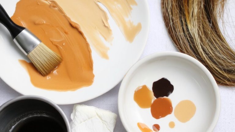 custom hair color mixing