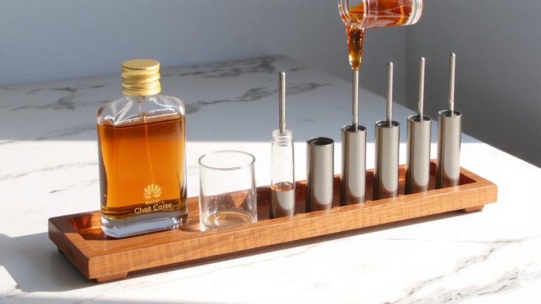 decant perfume into rollerballs