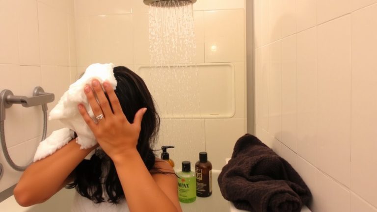deep cleanse with clarifying shampoo