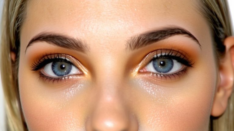 enhance blue eyes with eyeshadow
