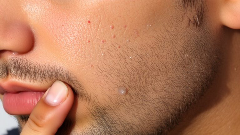 exfoliate under beard weekly