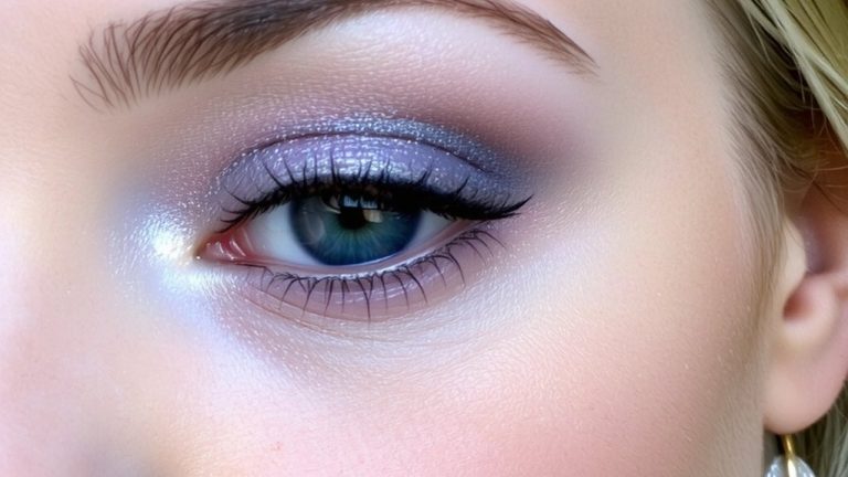 eyeshadow colors for grey blue eyes