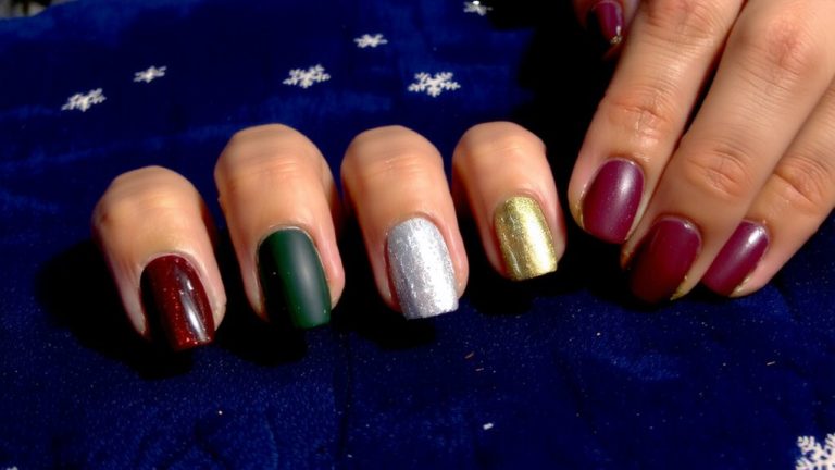 festive winter nail shades