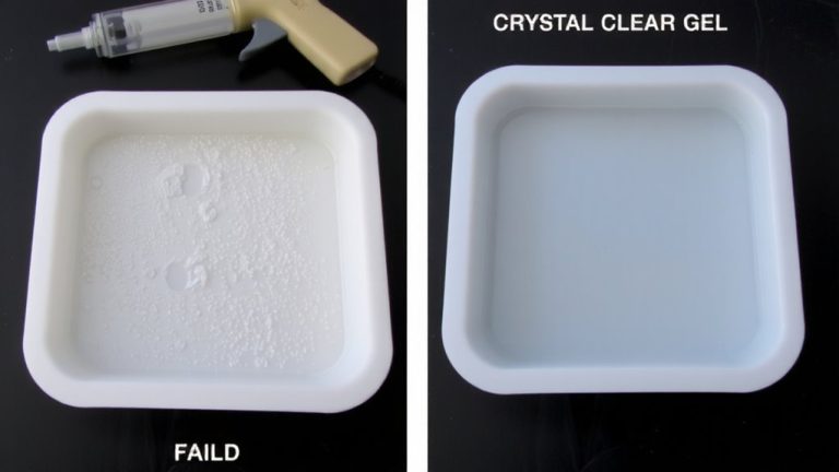 fix cloudy clear gel