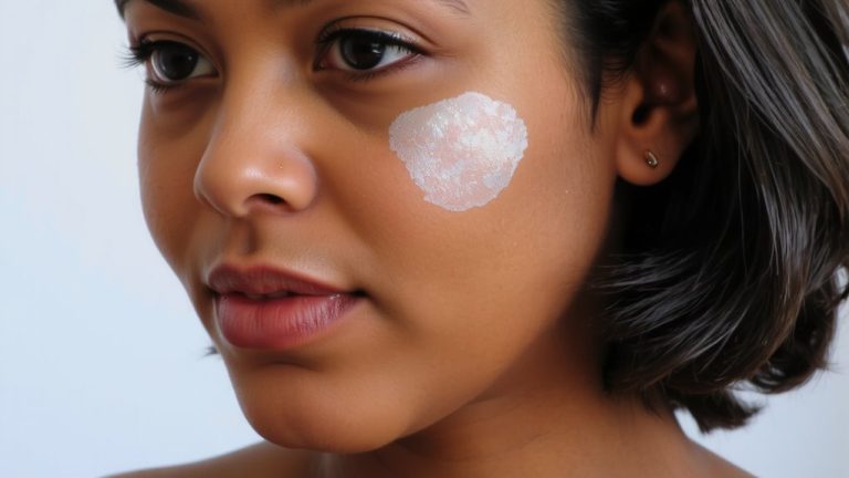 fixing ashy skin with foundation