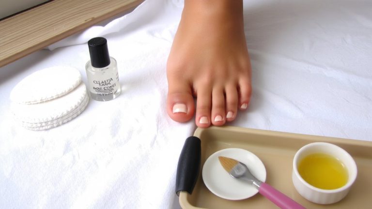 french tip pedicure guide