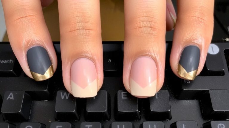 functional keyboard friendly nail art