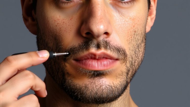 grooming with pigmentation loss
