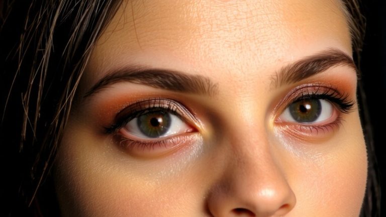 hazel eyes brown hair