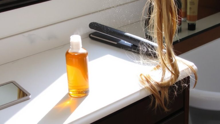 heat protection with shine enhancement