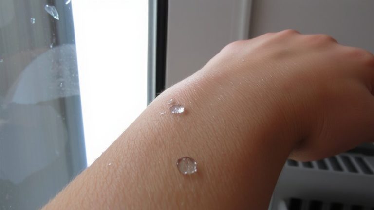 heating increases skin dryness