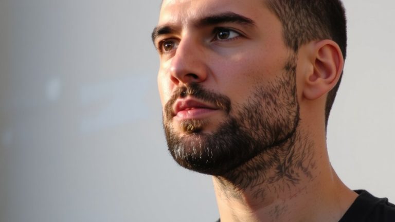 ideal beard for oval face