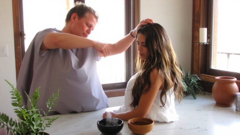 in salon dry hair treatment