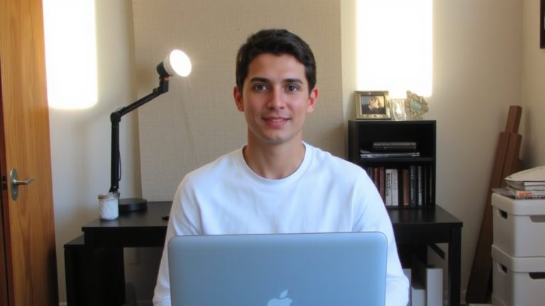 lighting camera posture attire