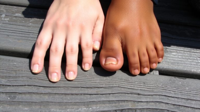 lower oil affects toenails