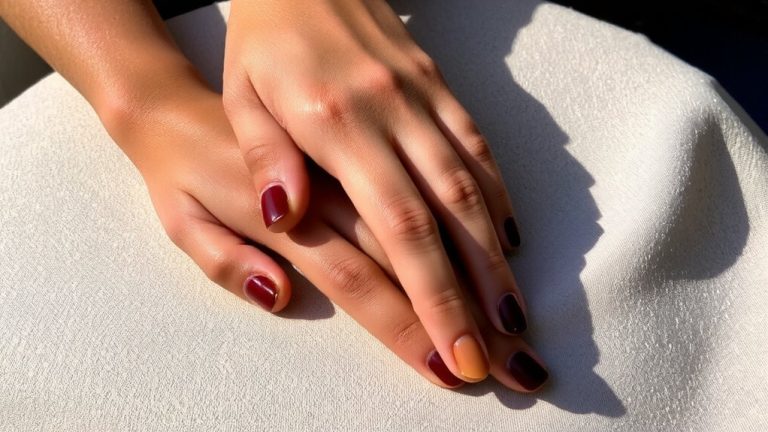 nail colors for red skin