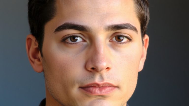 natural angular well groomed brows