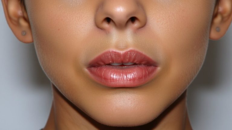 natural full lip enhancement