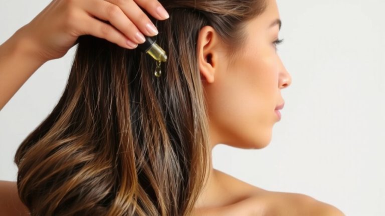peptide scalp serum application