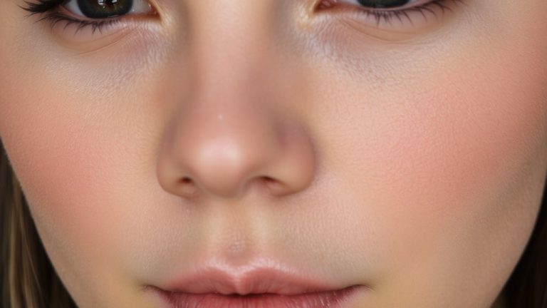 pink coral blush brightens cheeks