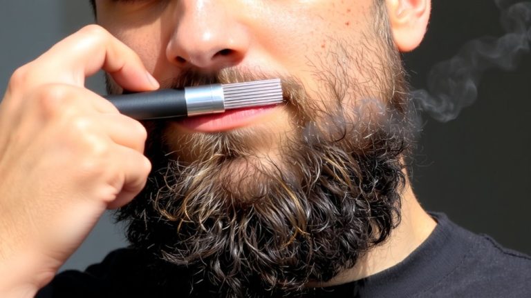 protect beard with heat guard