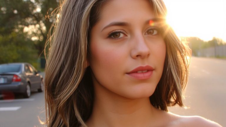 red skin warm tones