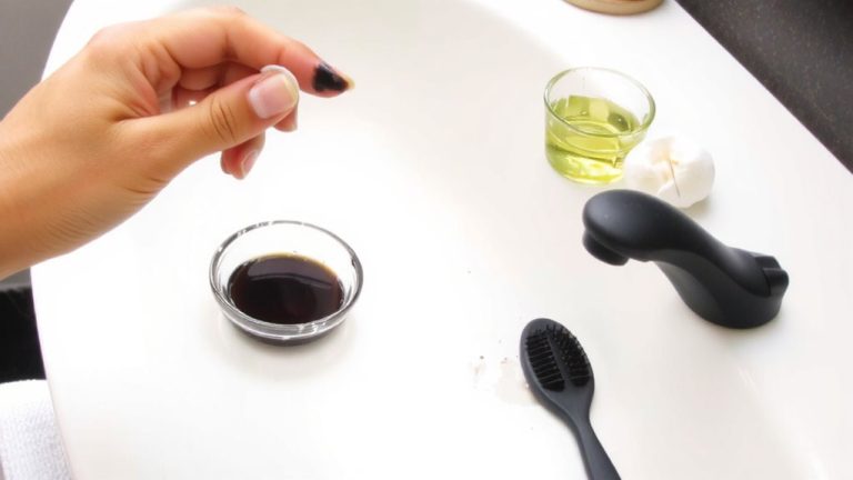 remove black hair dye safely