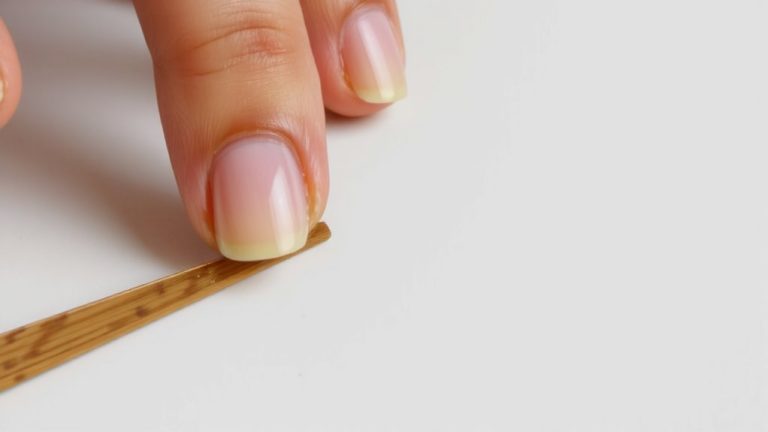remove nails gently using oil