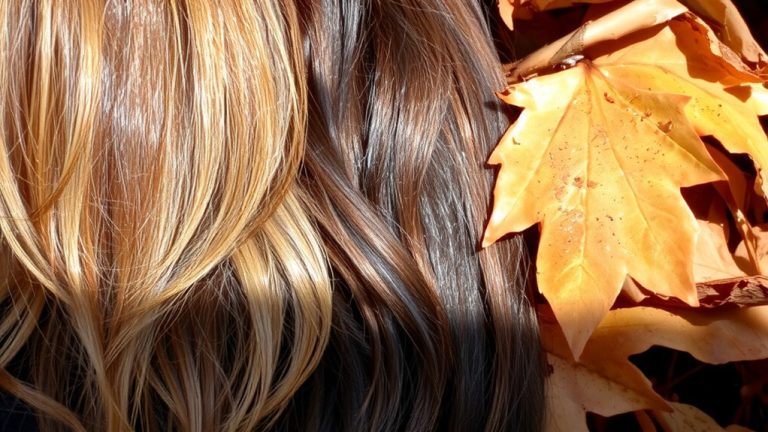 rich warm deep autumn tones