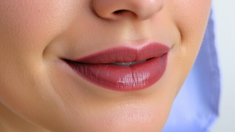 rosy nude pink lipstick